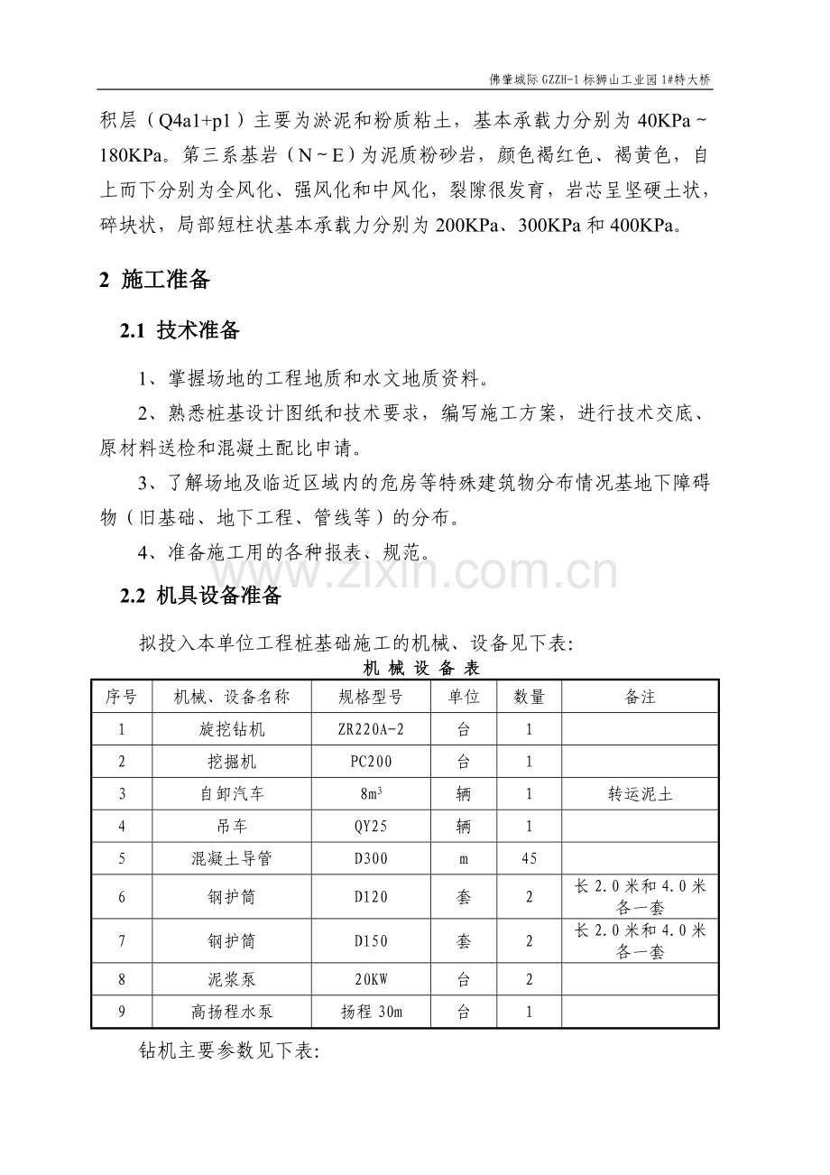 桩基旋挖施工方案.doc_第2页