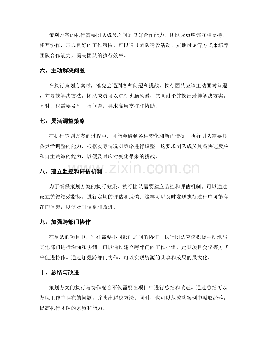策划方案的执行与协作配合.docx_第2页