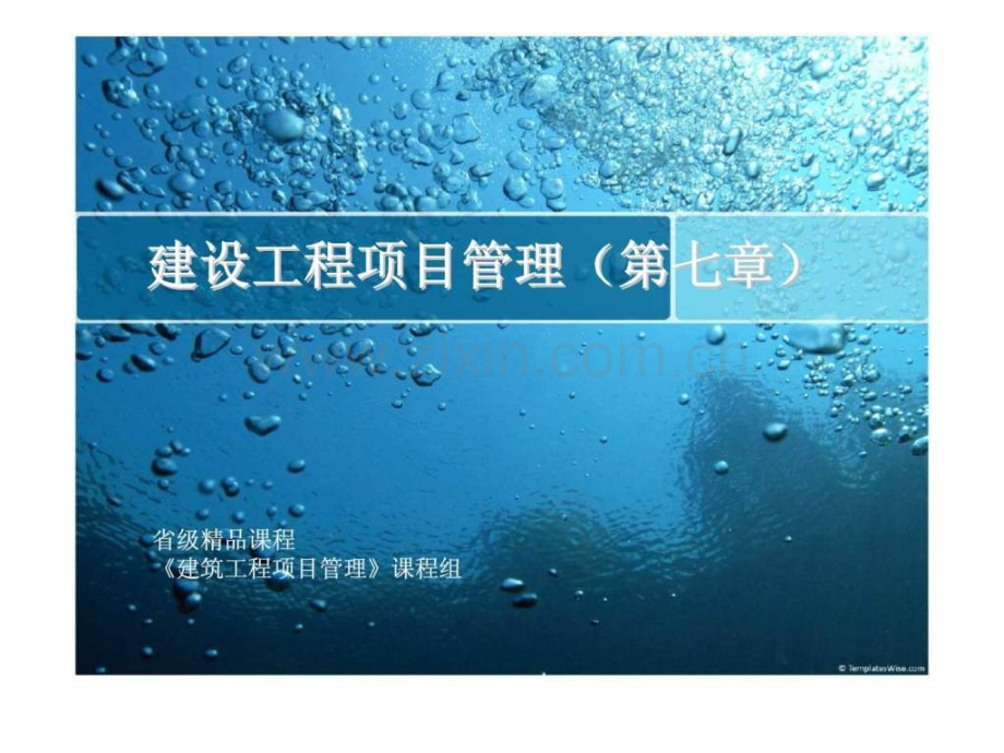 建筑工程项目管理建筑工程施工组织.pptx_第1页