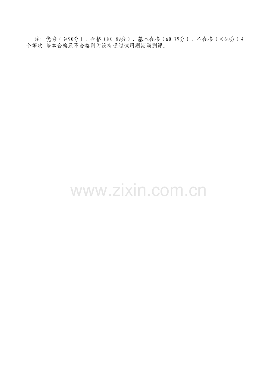 医院医务人员试用期满考核表.xls_第2页