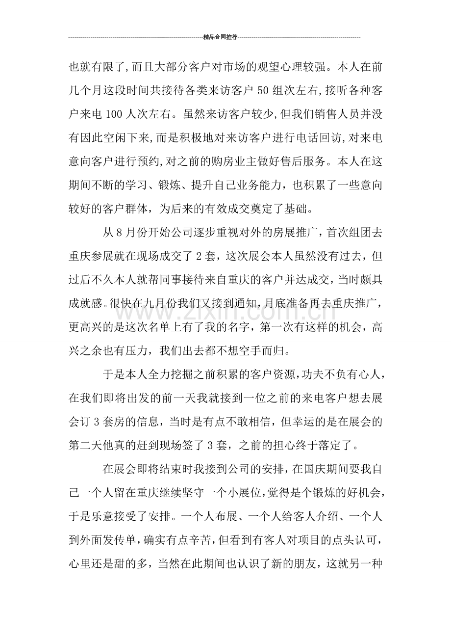 置业顾问工作小结报告.doc_第2页