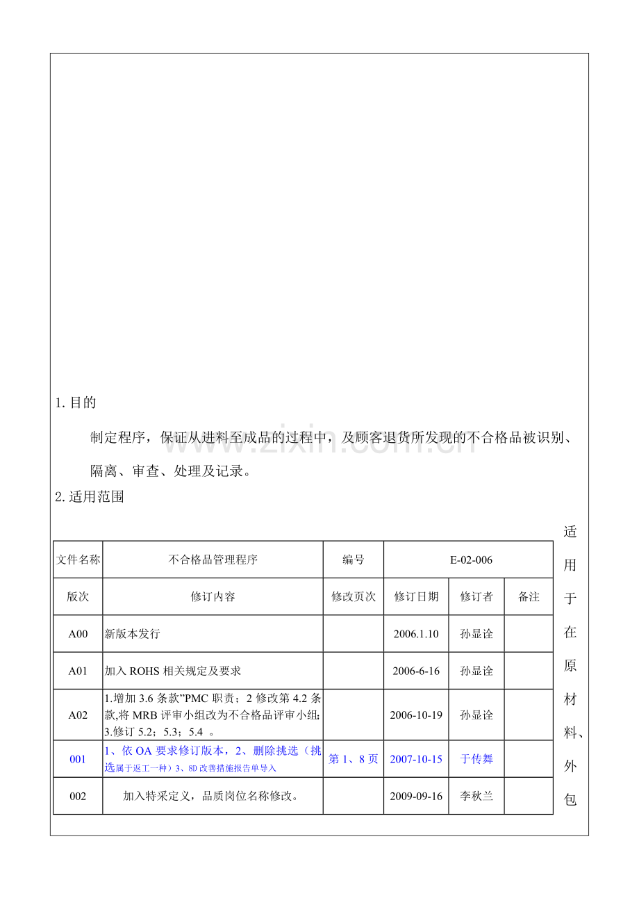 不合格品管理程序E-02-006(001).doc_第2页