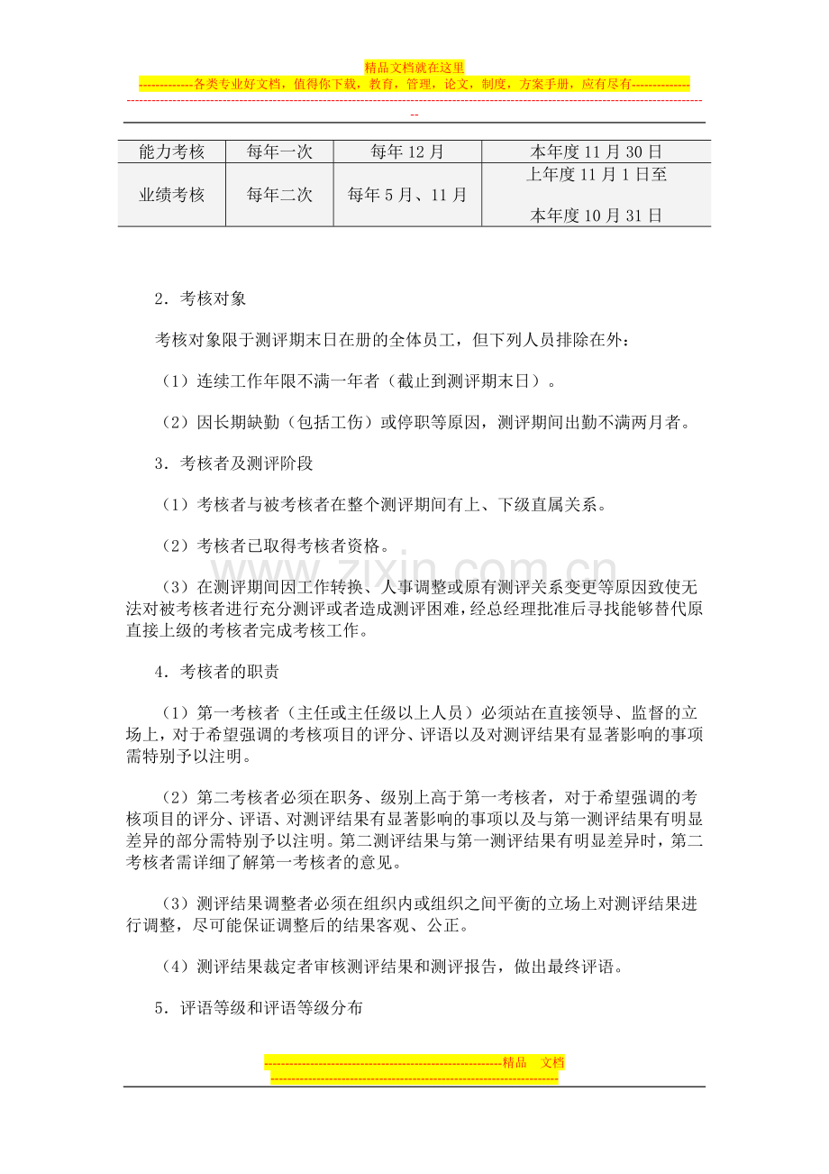 某公司绩效考核方案.doc_第2页