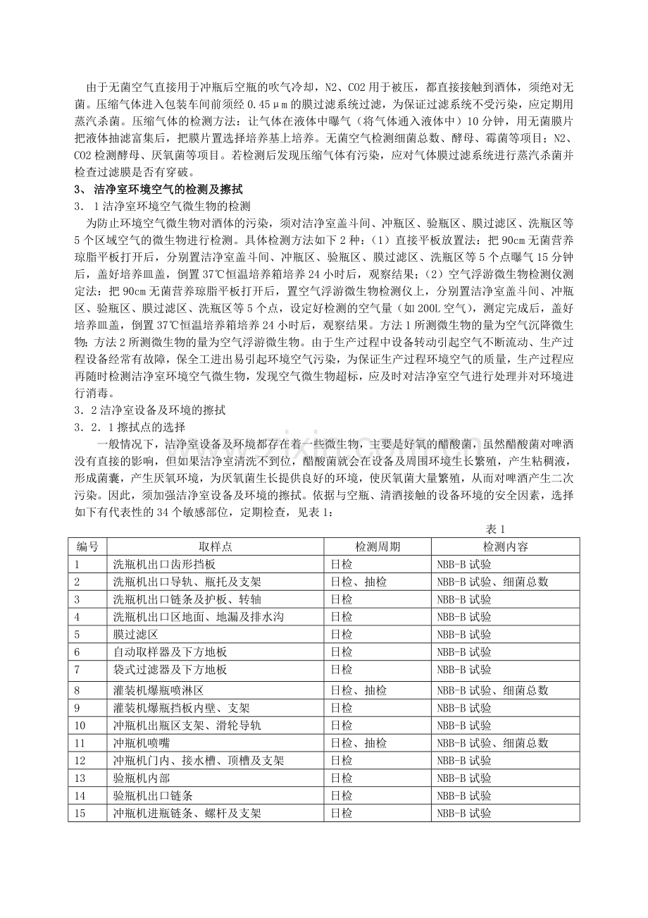 加强包装过程微生物的检测控制纯生啤生产的二次污染.doc_第2页