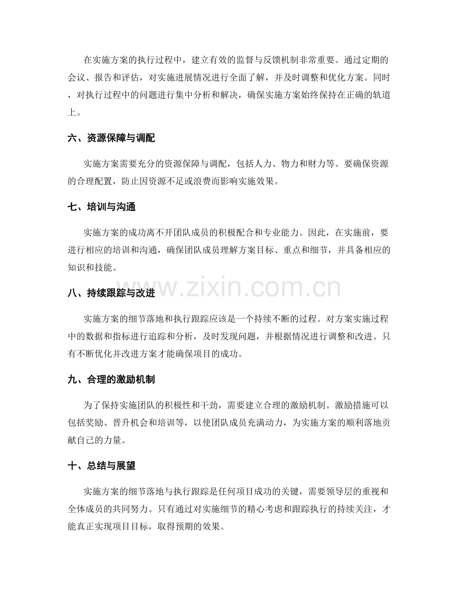 实施方案的细节落地与执行跟踪.docx_第2页