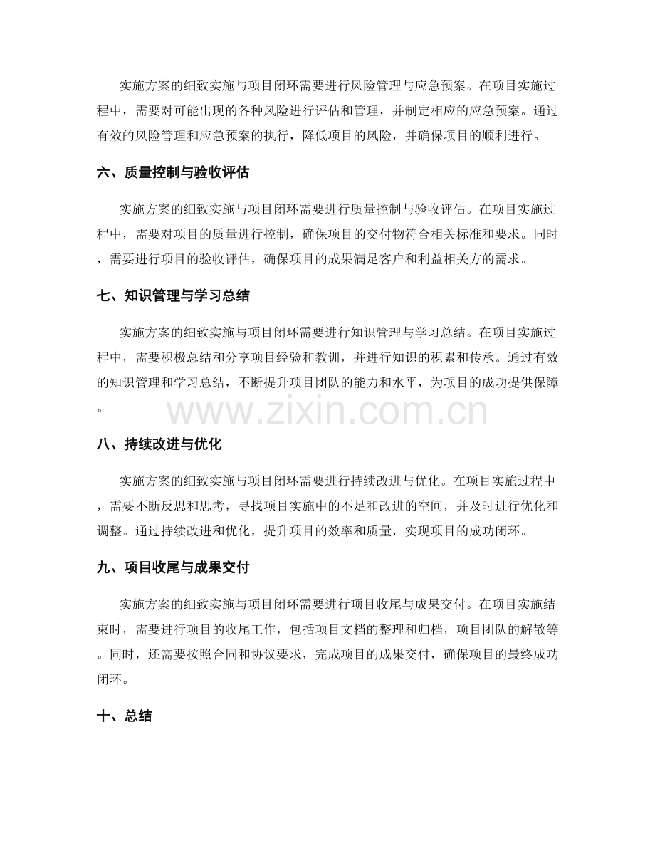 实施方案的细致实施与项目闭环.docx_第2页