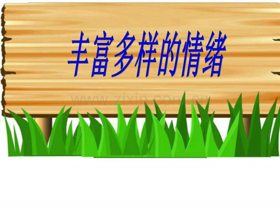丰富多样情绪人教新课标版.pptx_第1页