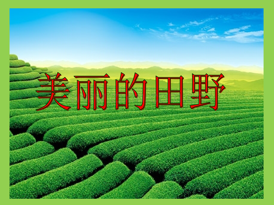 美丽的田野.pptx_第1页