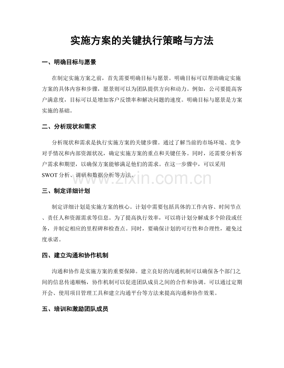 实施方案的关键执行策略与方法.docx_第1页