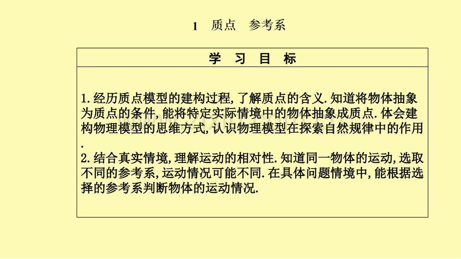 高中物理第一章运动的描述1质点参考系课件新人教版必修第一册.ppt_第2页