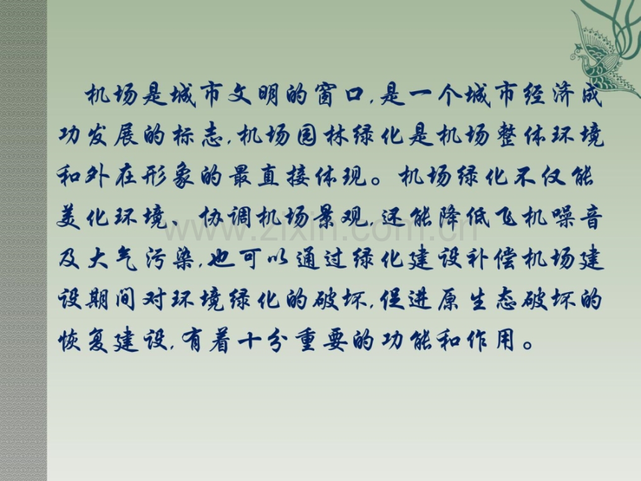 机场路口道路绿化.pptx_第1页