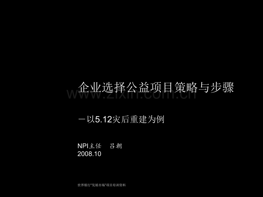 企业选择公益项目策略与步骤精.pptx_第1页