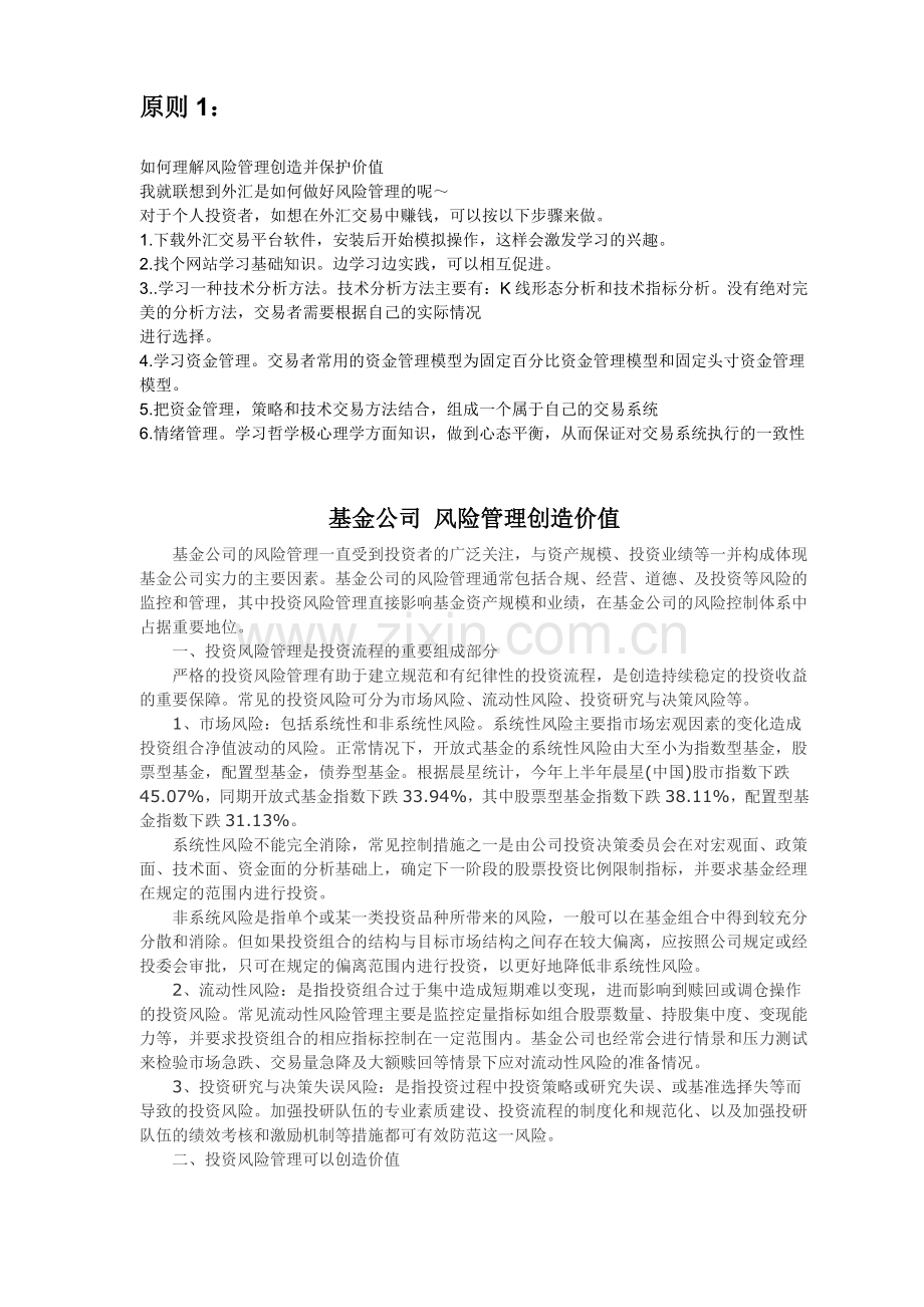 风险管理原则.docx_第1页
