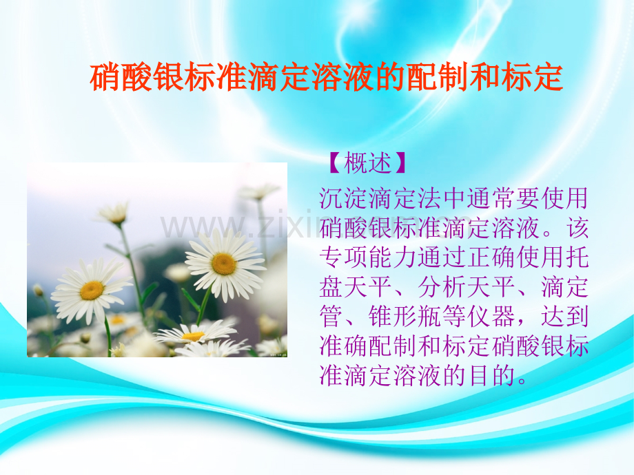 ——硝酸银标准溶液的配制与标定.pptx_第1页