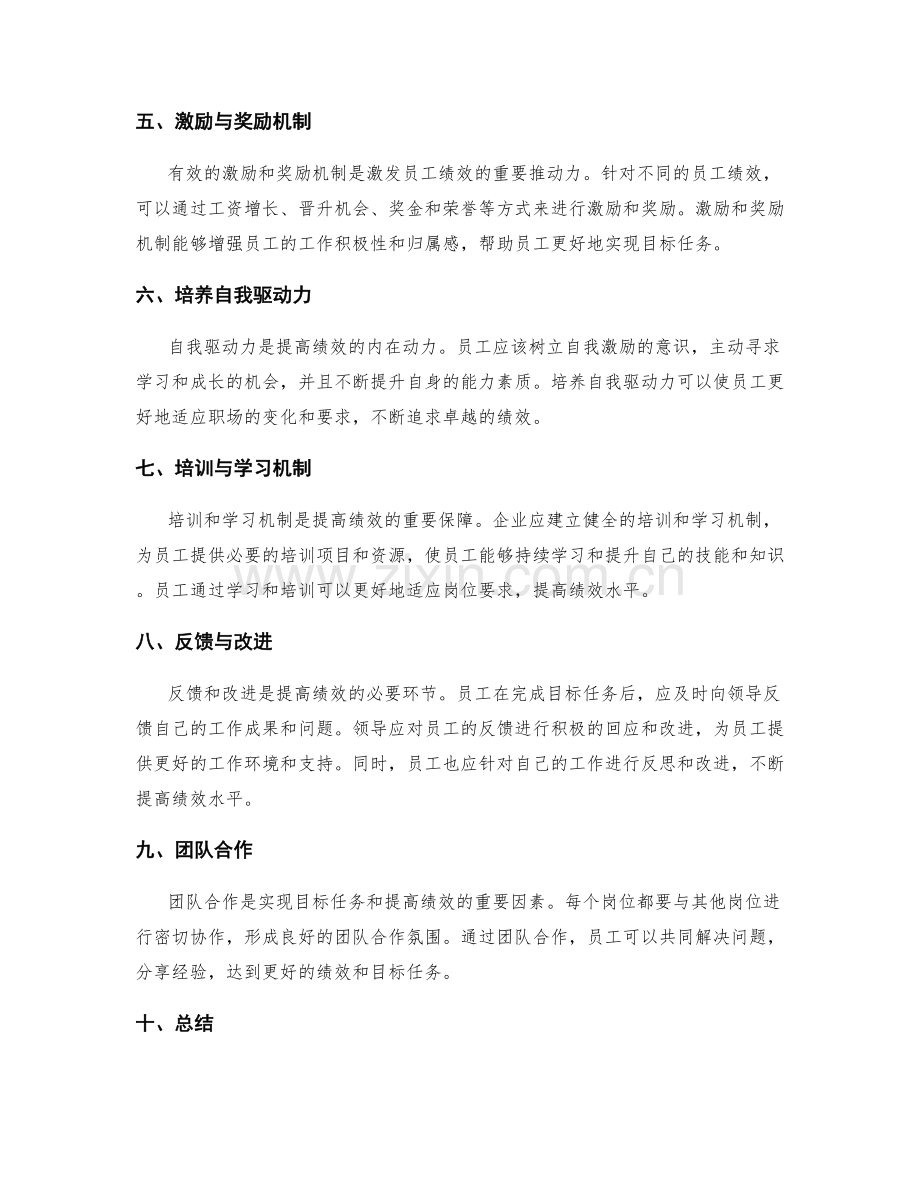 岗位职责的绩效与目标任务.docx_第2页