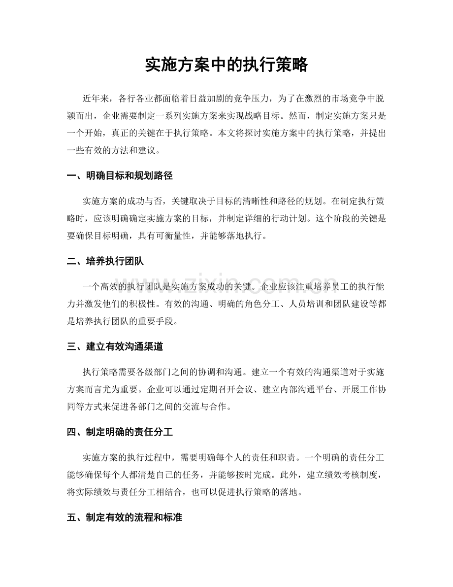 实施方案中的执行策略.docx_第1页