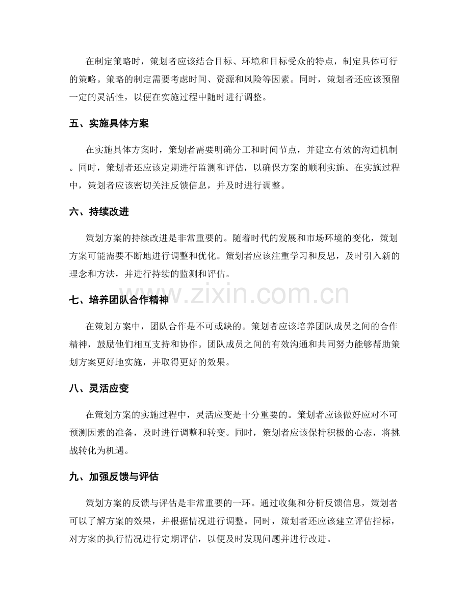 策划方案的要素分析与优化技巧.docx_第2页