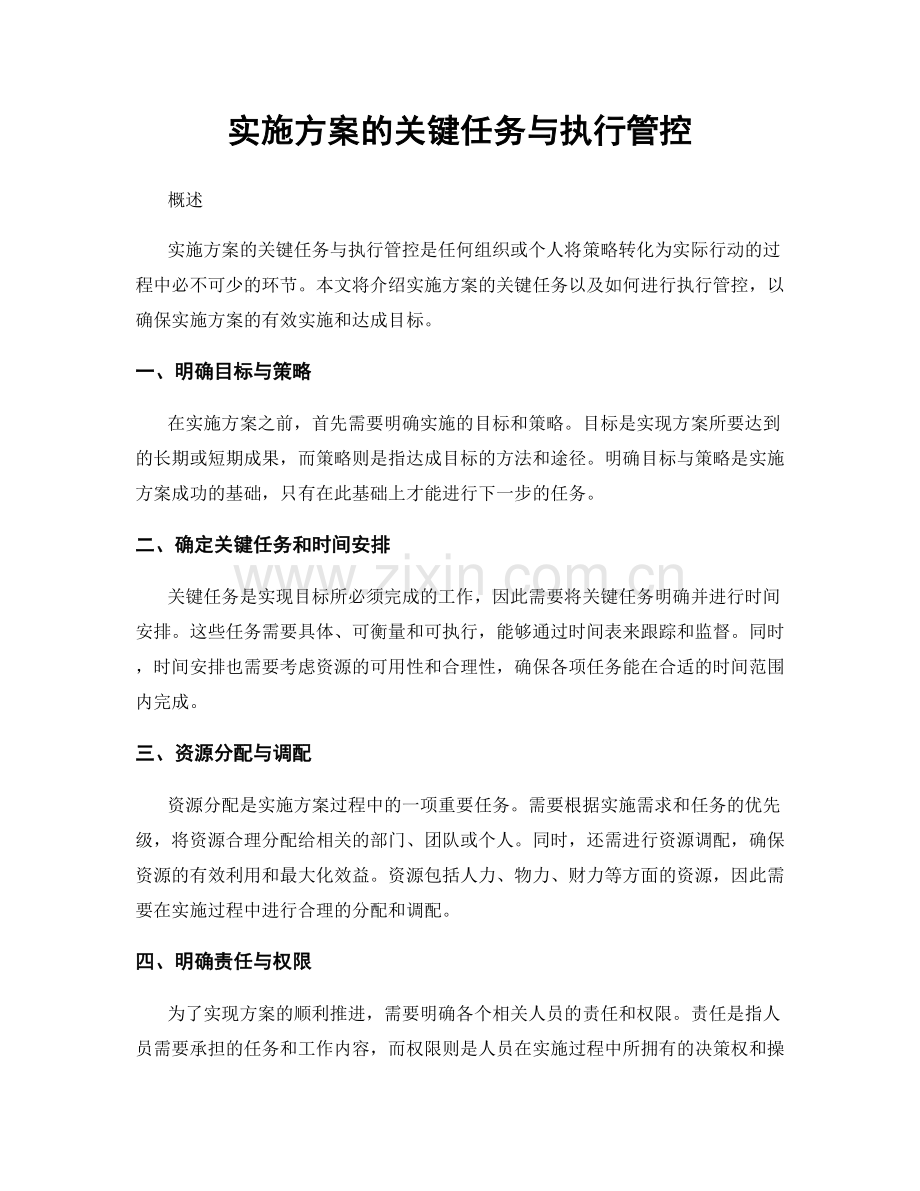 实施方案的关键任务与执行管控.docx_第1页