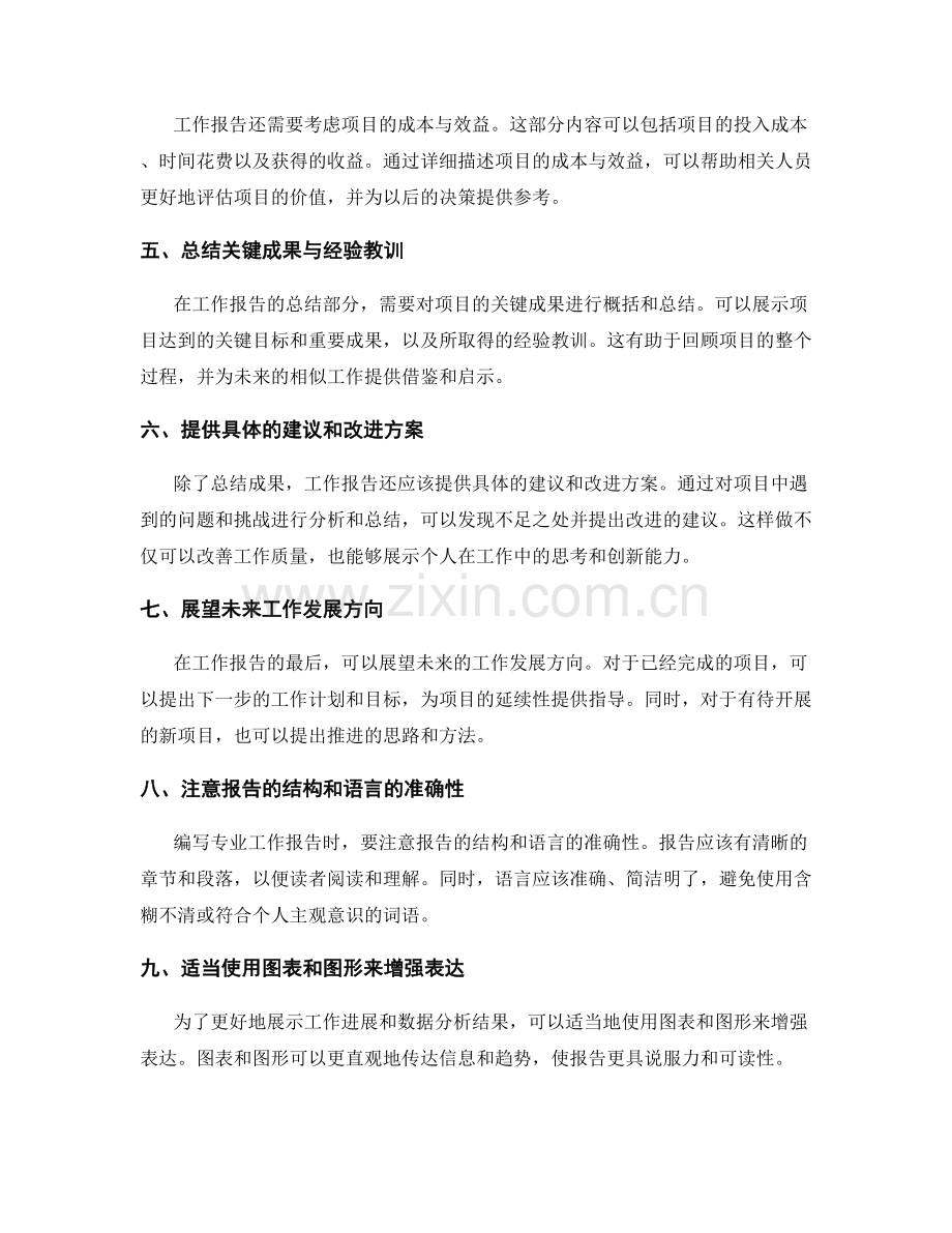编写专业工作报告的关键要素.docx_第2页
