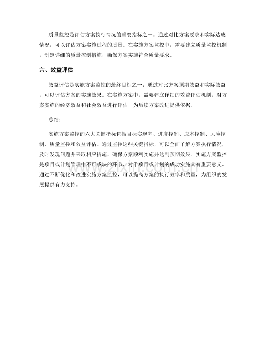 实施方案监控的六大关键指标.docx_第2页