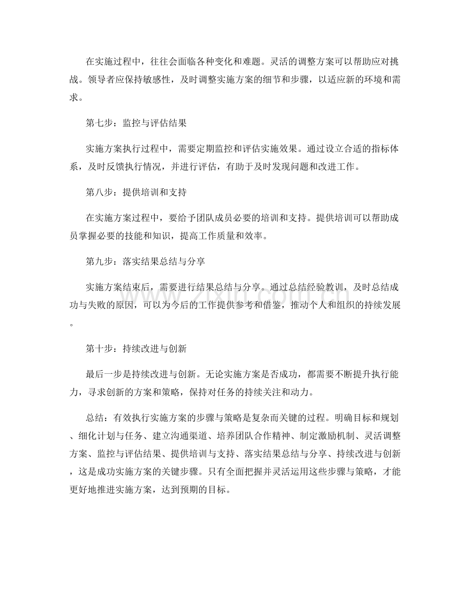 有效执行实施方案的步骤与策略.docx_第2页