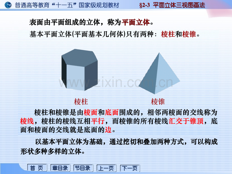 平面立体三视图画法及尺寸注法.ppt_第2页