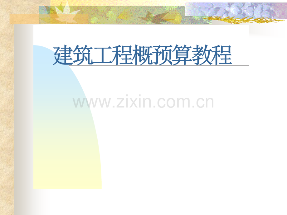 概预算课件.ppt_第1页