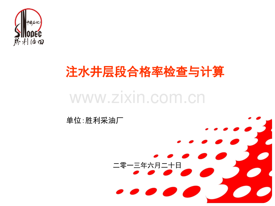 注水井层段合格率检查与计算.ppt_第1页
