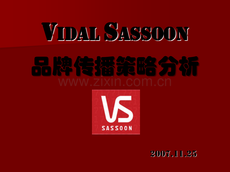 沙宣品牌传播策略.ppt_第1页