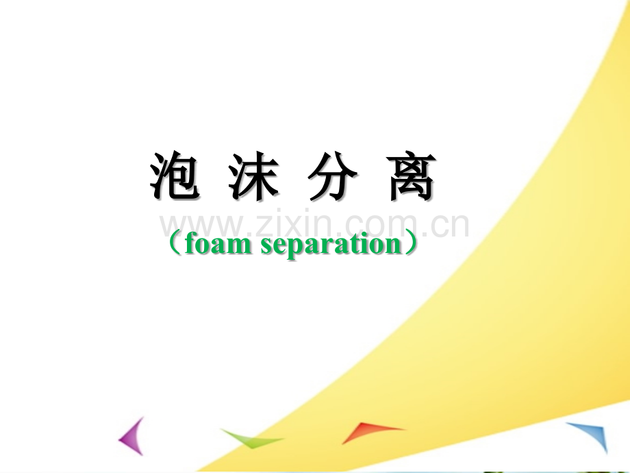 泡沫分离.ppt_第1页