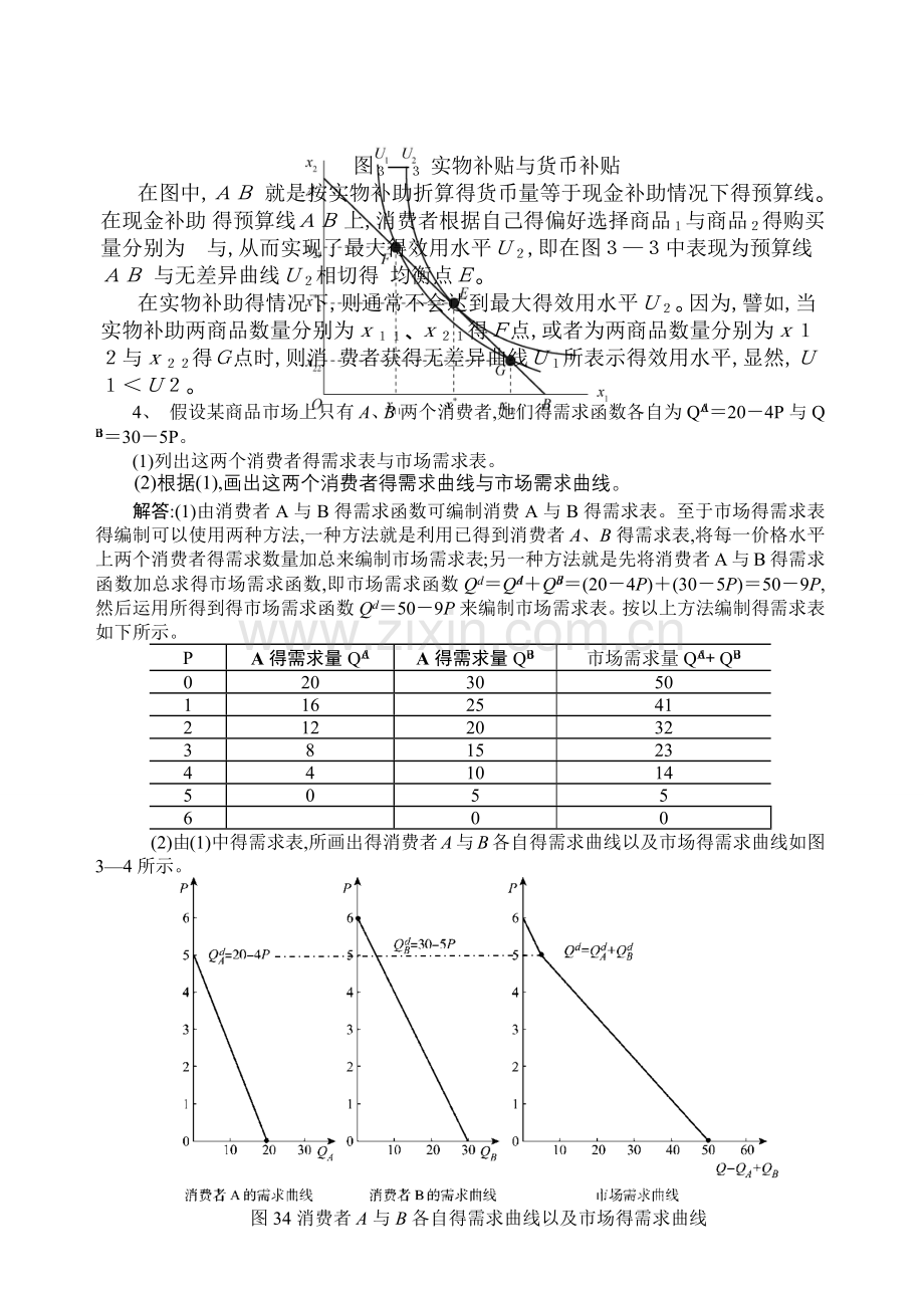 高鸿业微观经济学业第七版课后答案18第三章消费者选择.doc_第2页