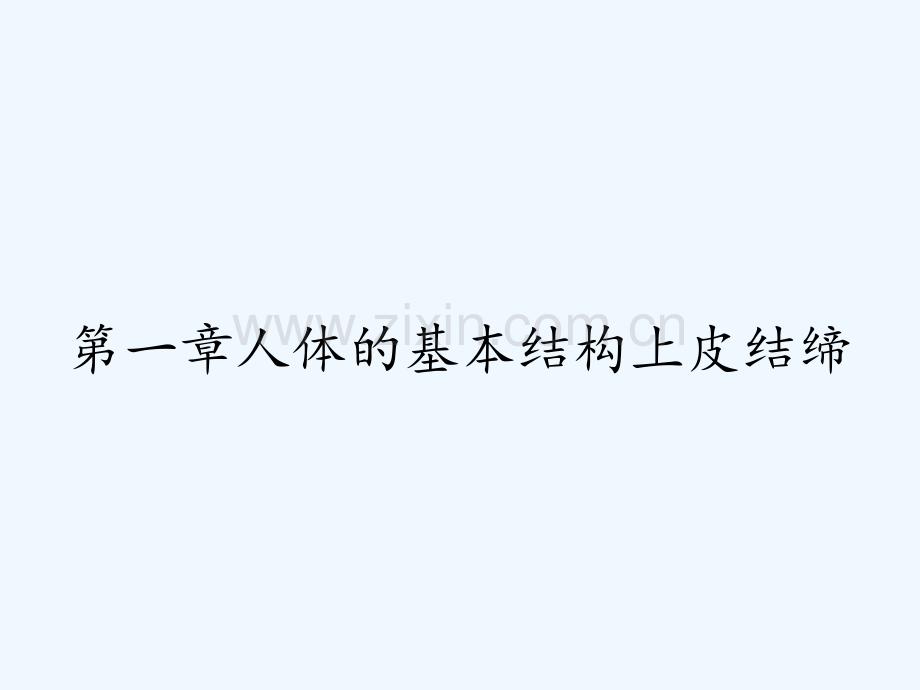 第一章人体的基本结构上皮结缔.pptx_第1页