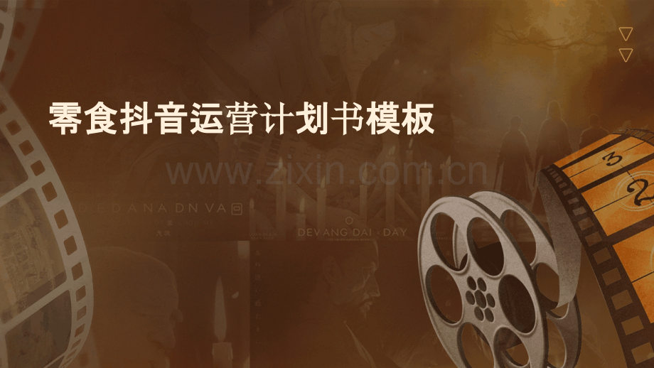 零食抖音运营计划书模板.pptx_第1页