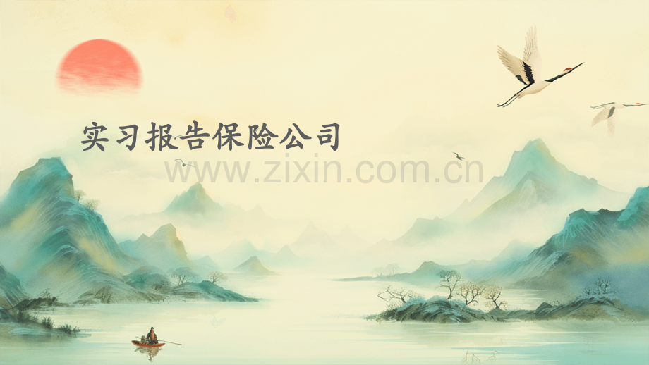 实习报告保险公司.pptx_第1页