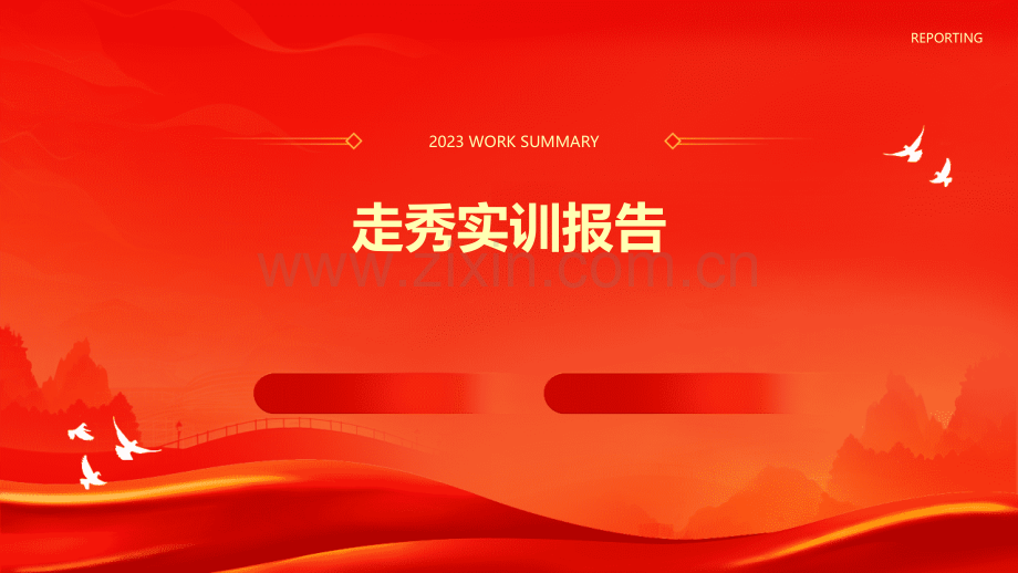 走秀实训报告.pptx_第1页