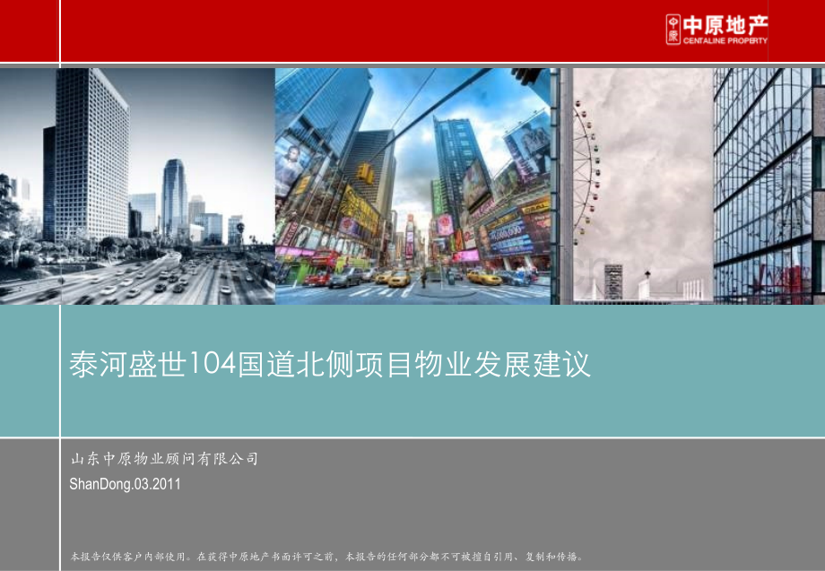 pa中原年03月泰安泰河盛世104国道北侧项目物业发展建议资料.ppt_第1页