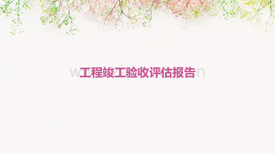 工程竣工验收评估报告.pptx_第1页