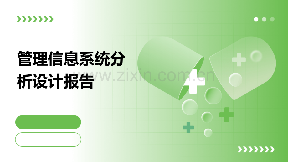 管理信息系统分析设计报告.pptx_第1页