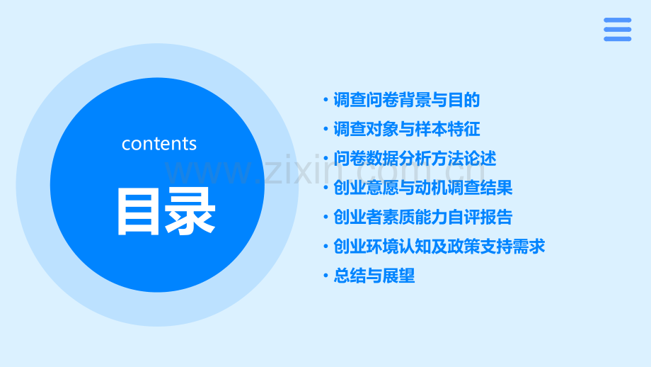 创业调查问卷报告分析模板.pptx_第2页