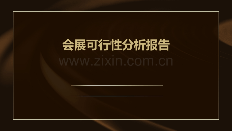 会展可行性分析报告.pptx_第1页