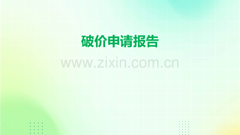 破价申请报告.pptx_第1页