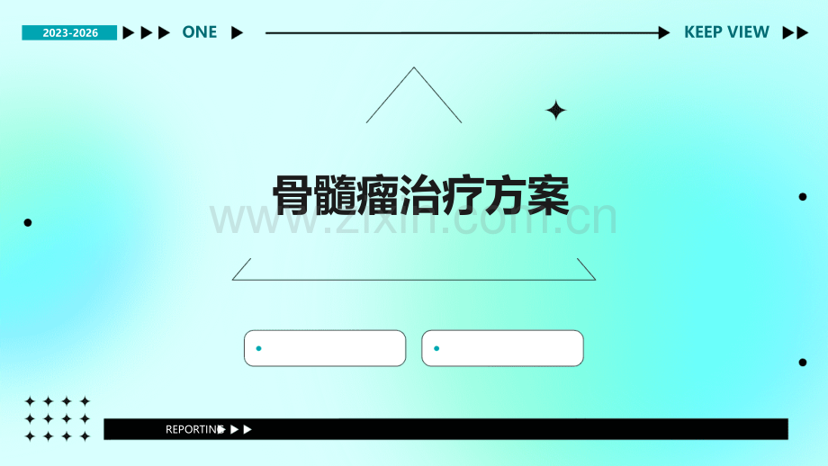 骨髓瘤治疗方案.pptx_第1页