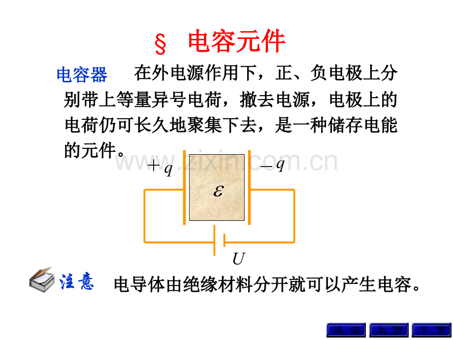 电工学第七版第三章电容元件教学内容.ppt_第1页