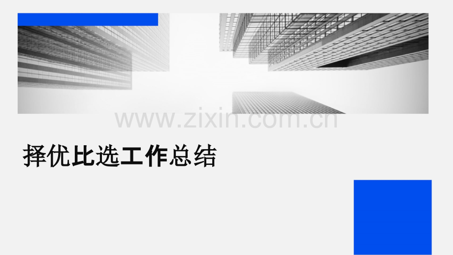 择优比选工作总结.pptx_第1页