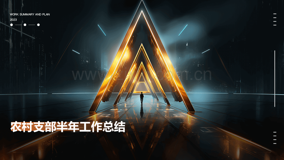 农村支部半年工作总结.pptx_第1页