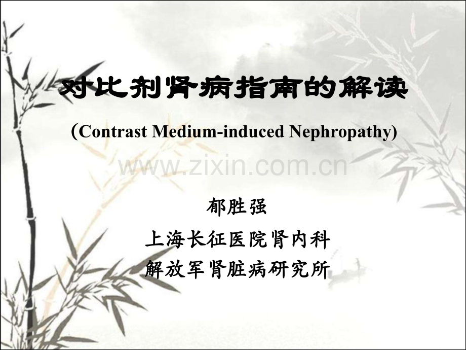 对比剂肾病指南的解读ppt.ppt_第1页