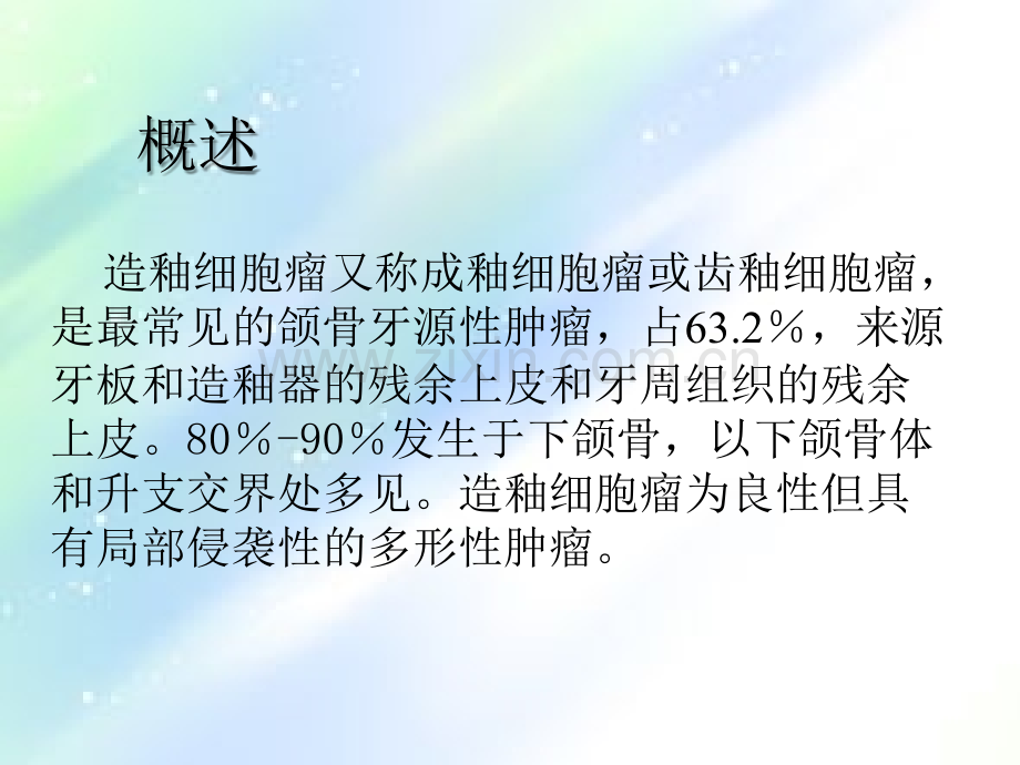 颌骨造釉细胞瘤-PPT.ppt_第2页