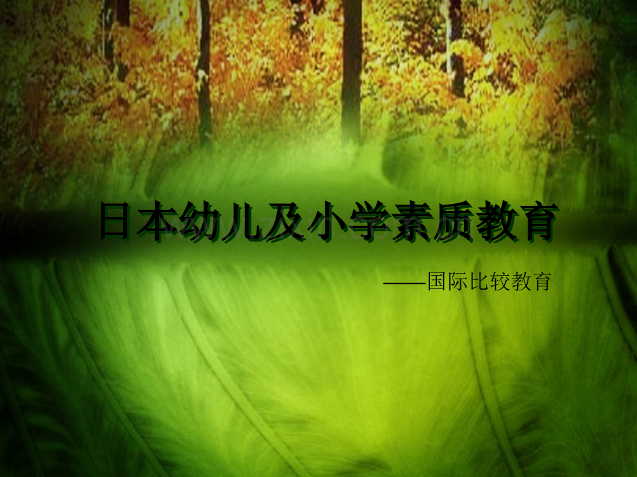 日本的教育理念ppt.ppt_第1页