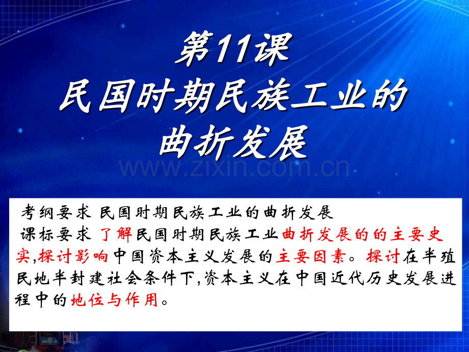 民国时期民族工业的曲折发展.ppt_第2页