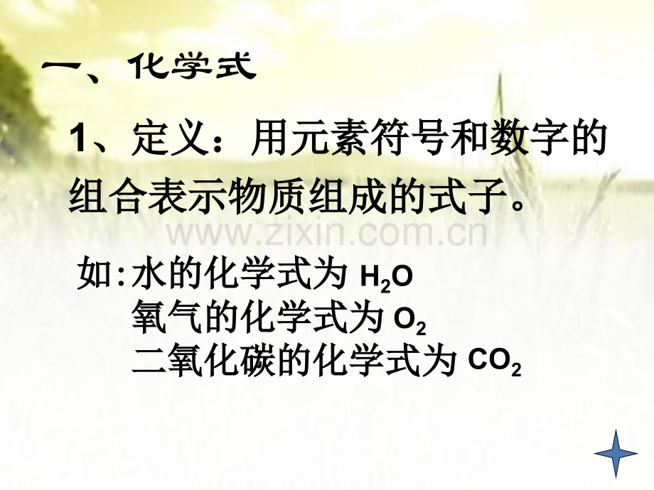 初三化学第四章第4节化学式与化合价ppt.ppt_第2页